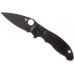 Нож складной Manix 2 Black - Spyderco 101GPBBK2, сталь Crucible CPM® S30V™ Black DLC Plain, рукоять G10, чёрный