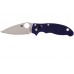 Нож складной Manix 2 Blue Spyderco 101GPDBL2, сталь Crucible CPM® S110V™ Satin Plain, рукоять стеклотекстолит G10, синий