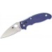 Нож складной Manix 2 Blue Spyderco 101GPDBL2, сталь Crucible CPM® S110V™ Satin Plain, рукоять стеклотекстолит G10, синий