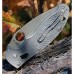 Нож складной Manix 2 Spyderco 101PGY2, сталь Carpenter CTS™ - Maxamet® Micro-Melt® Alloy Satin Plain, рукоять пластик FRCP, серый