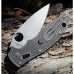 Нож складной Manix 2 Spyderco 101PGY2, сталь Carpenter CTS™ - Maxamet® Micro-Melt® Alloy Satin Plain, рукоять пластик FRCP, серый