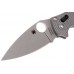 Нож складной Manix 2 Spyderco 101PGY2, сталь Carpenter CTS™ - Maxamet® Micro-Melt® Alloy Satin Plain, рукоять пластик FRCP, серый