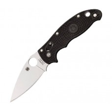 Нож складной Manix 2 Lightweight Spyderco 101PBK2, сталь Carpenter CTS™ - BD1 Alloy Satin Plain, рукоять пластик FRCP, чёрный