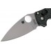 Нож складной Manix 2 Lightweight Spyderco 101PBK2, сталь Carpenter CTS™ - BD1 Alloy Satin Plain, рукоять пластик FRCP, чёрный