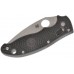 Нож складной Manix 2 Lightweight Spyderco 101PBK2, сталь Carpenter CTS™ - BD1 Alloy Satin Plain, рукоять пластик FRCP, чёрный