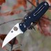 Нож складной P'Kal™ Spyderco 103GP, сталь Crucible CPM® S30V™ Satin P’Kal’s PlainEdge™, рукоять стеклотекстолит G-10, чёрный