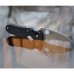 Нож складной P'Kal™ Spyderco 103GP, сталь Crucible CPM® S30V™ Satin P’Kal’s PlainEdge™, рукоять стеклотекстолит G-10, чёрный