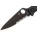 Складной нож Spyderco Endura 4 - 10PSBBK, сталь VG-10 Black Combo, рукоять термопластик FRN, чёрный