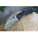 Нож складной Delica 4 Lightweight Spyderco 11FPWCBK, сталь VG-10 Satin Plain Wharncliffe, рукоять термопластик FRN, чёрный