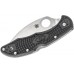 Нож складной Delica 4 Lightweight Spyderco 11FPWCBK, сталь VG-10 Satin Plain Wharncliffe, рукоять термопластик FRN, чёрный