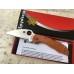 Нож складной Delica 4 Lightweight Spyderco 11FPWCBORE, сталь HAP40/SUS410 Satin Plain Wharncliffe, рукоять термопластик FRN, оранжевый