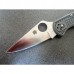 Складной нож Spyderco Delica 4 Flat Ground - 11FPGY, сталь VG-10 Satin Plain, рукоять термопластик FRN, серый