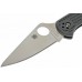 Складной нож Spyderco Delica 4 Flat Ground - 11FPGY, сталь VG-10 Satin Plain, рукоять термопластик FRN, серый