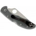 Складной нож Spyderco Delica 4 Flat Ground - 11FPGY, сталь VG-10 Satin Plain, рукоять термопластик FRN, серый