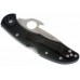 Нож складной Delica 4 Emerson Wave Opener® Spyderco 11PGYW, сталь VG-10 Satin Plain, рукоять FRN, чёрный