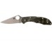 Нож складной Delica 4 Lightweight Spyderco 11ZFPGR, сталь VG-10 Satin Plain, рукоять термопластик FRN, (Zoom Green) зелёный