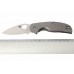 Нож складной Sage 2 - Spyderco C123TIP, сталь Crucible CPM® S30V™ Satin Plain, рукоять титан, серый