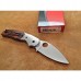 Нож складной Sage 4 Ironwood & Titanium Spyderco 123WDP, сталь Crucible CPM® S30V™ Satin Plain, рукоять титан/дерево