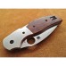 Нож складной Sage 4 Ironwood & Titanium Spyderco 123WDP, сталь Crucible CPM® S30V™ Satin Plain, рукоять титан/дерево