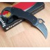 Складной нож керамбит Karahawk All Black - Spyderco 170GBBKP, сталь VG-10 Black Titanium Carbonitride (TiCN) Coating, рукоять G10, чёрный