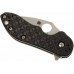 Нож складной Dice - Spyderco C182CFTIP, сталь CTS® XHP Satin Plain, рукоять титан/стеклотекстолит G10/карбон, чёрный