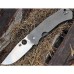 Нож складной Marcin Slysz Bowie™ Spyderco 186TIP, сталь Carpenter CTS™ - XHP Micro-Melt® Alloy Satin Plain, рукоять титан