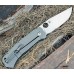 Нож складной Marcin Slysz Bowie™ Spyderco 186TIP, сталь Carpenter CTS™ - XHP Micro-Melt® Alloy Satin Plain, рукоять титан