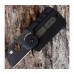 Складной нож-брелок Dog Tag Folder Black - Spyderco 188CFBBKP, сталь CPM S30V TiNi coating, рукоять G10/карбон, чёрный