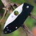 Нож складной Lil' Lum Chinese Folder Spyderco 205GP, сталь VG-10 Satin Plain, рукоять стеклотекстолит G10, чёрный