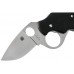 Нож складной Introvert® Chris Knutson Design - Spyderco 206GP, сталь VG-10 Satin Plain, рукоять стеклотекстолит G10, чёрный