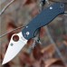 Нож складной Para 3 Spyderco 223CF90VP, сталь Crucible CPM® S90V™(420V) Satin Plain, рукоять карбон, чёрный