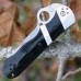 Нож складной Lil' Sub-Hilt™ by Butch Vallotton - Spyderco 224GP, сталь Crucible CPM® S30V™ Satin Plain, рукоять стеклотекстолит G10, чёрный