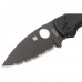 Складной нож Spyderco Shaman C229GSBK, сталь CPM® S30V™ Black DLC Coated Plain, рукоять стеклотекстолит G10, чёрный