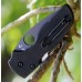 Нож складной Lil' Native - Spyderco 230GPBBK, сталь Crucible CPM® S30V™ DLC Coated Plain, рукоять стеклотекстолит G10, чёрный