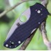 Нож складной Lil' Native MID - Spyderco 230MBGS, сталь Crucible CPM® S30V™ Satin Serrated, рукоять стеклотекстолит G10, чёрный