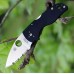 Нож складной Lil' Native MID - Spyderco 230MBGS, сталь Crucible CPM® S30V™ Satin Serrated, рукоять стеклотекстолит G10, чёрный