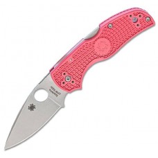 Нож складной Native® 5 Pink Spyderco 41PPN5, сталь СРМ® S30V Satin Plain, рукоять термопластик FRN, розовый