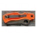 Нож складной Rescue 79 mm Orange Spyderco 45SOR, сталь VG-10 Satin Serrated, рукоять термопластик FRN, оранжевый