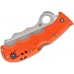 Складной нож Rescue Assist™ Orange - Spyderco 79PSOR, сталь VG-10 Satin Serrated, рукоять термопластик FRN, оранжевый