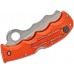 Складной нож Rescue Assist™ Orange - Spyderco 79PSOR, сталь VG-10 Satin Serrated, рукоять термопластик FRN, оранжевый