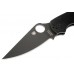 Складной нож Para Military 2 - Spyderco 81GPBK2, сталь Crucible CPM® S30V™ Black DLC-Coated Plain, рукоять стеклотекстолит G10, чёрный