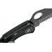 Складной нож Salt 2 - Spyderco 88SBBK2, сталь H-1 Black Titanium Carbonitride (TiCN) Serrated, рукоять термопластик FRN, чёрный