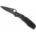 Нож складной Pacific Salt Spyderco 91PBBK, сталь H1 Black Carbonitride Plain, рукоять термопластик FRN, чёрный