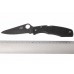 Нож складной Pacific Salt Spyderco 91PBBK, сталь H1 Black Carbonitride Plain, рукоять термопластик FRN, чёрный