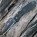 Нож складной Pacific Salt Spyderco 91SBBK, сталь H1 Black Carbonitride Serrated, рукоять термопластик FRN, чёрный