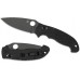 Нож складной Manix 2 XL Black - Spyderco 95GPBBK2, сталь Crucible CPM® S30V™ Black DLC-Coated Plain, рукоять G10, чёрный