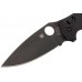 Нож складной Manix 2 XL Black - Spyderco 95GPBBK2, сталь Crucible CPM® S30V™ Black DLC-Coated Plain, рукоять G10, чёрный