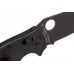 Нож складной Manix 2 XL Black - Spyderco 95GPBBK2, сталь Crucible CPM® S30V™ Black DLC-Coated Plain, рукоять G10, чёрный