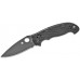 Нож складной Manix 2 XL Black - Spyderco 95GPBBK2, сталь Crucible CPM® S30V™ Black DLC-Coated Plain, рукоять G10, чёрный