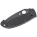 Нож складной Manix 2 XL Black - Spyderco 95GPBBK2, сталь Crucible CPM® S30V™ Black DLC-Coated Plain, рукоять G10, чёрный